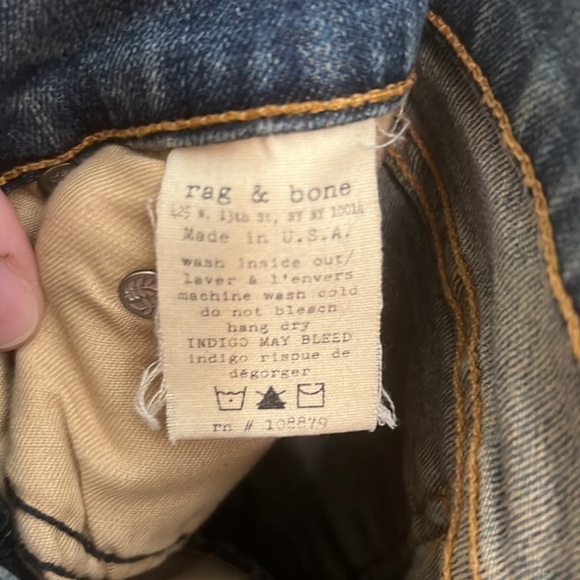 RAG & BONE Skinny Jeans Preston Wash Medium Size
26 Style W1502k520 - Picture 4 of 7